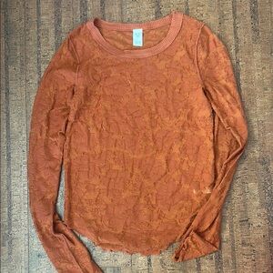 Free people long sleeve shirt